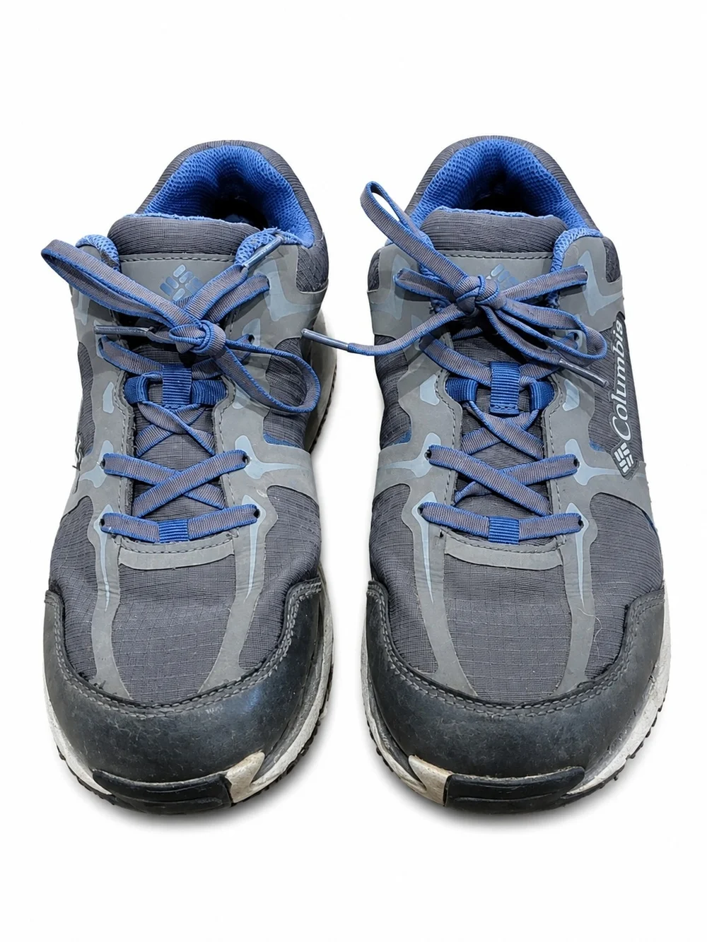 Columbia Grey/Blue Techlite Trail Hiking Shoes